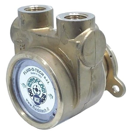Fluid-O-Tech PA 510 Rotary Vane Pump, 1/2