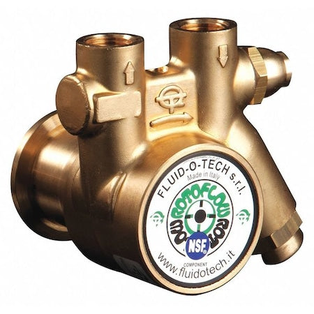 Fluid-O-Tech PA 101X Rotary Vane Pump, 3/8