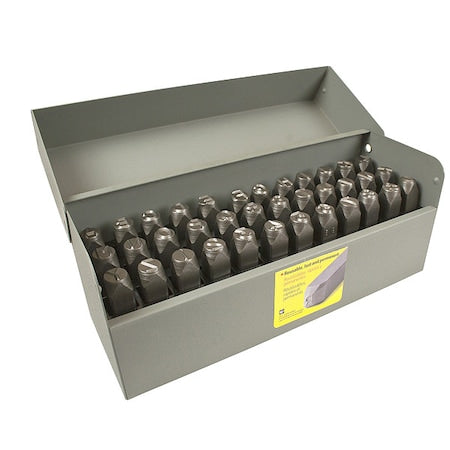 C.H. Hanson 25685 Letter and Number Set, 1/8 In. H, Steel