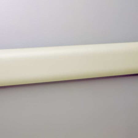 Pawling WG-3-12-2 Wall Guard, Ivory, Vinyl, 12 ft L