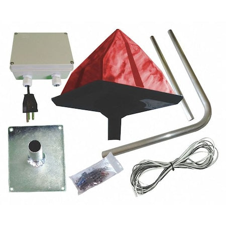 Bird Barrier ee-1pr Eagle Eye Deterrent, Red, 7 1/2 in W