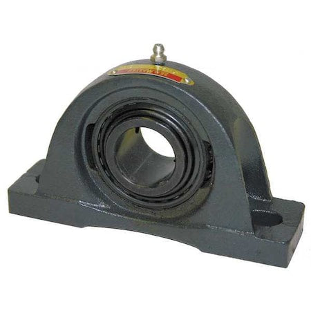 Sealmaster NP-14 Pillow Block Bearing, Cast Iron Housing Material, Set Screw, Ball, 7/8 in Dia, Alloy Steel Insert Material