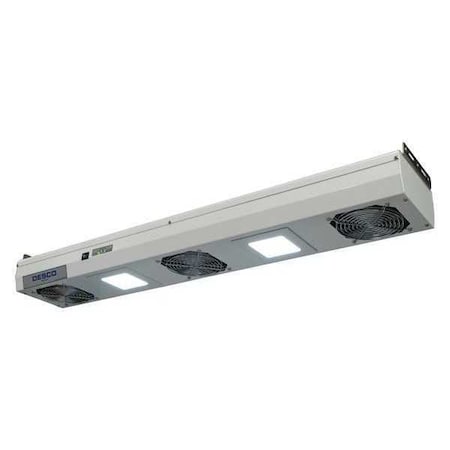 Desco 60468 Overhead Ionizer, Lights, 3 Fans, 120V AC