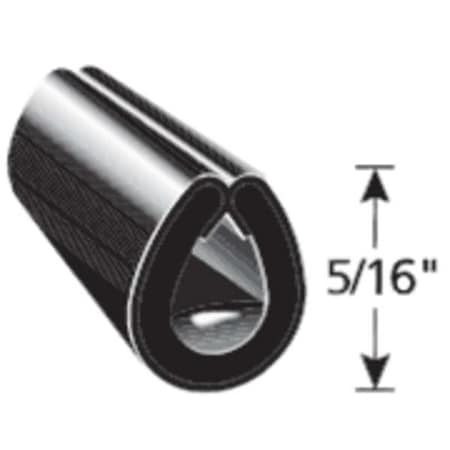 Trim-LOK EGB-250 Black Vinyl Edge Guard 250 ft L, 5/16 in H