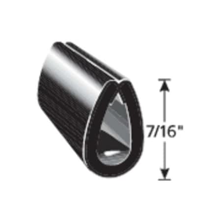 Trim-LOK EGB7/16-250 Black Vinyl Edge Guard 250 ft L, 7/16 in H
