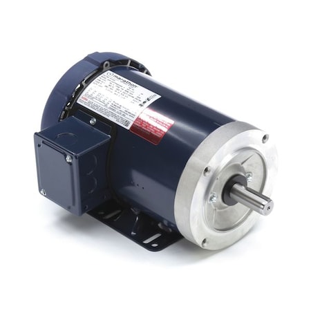 Leeson 143TTFR6010 Three-Phase General Purpose Motor, 1 1/2 HP, 143TC Frame, 230/460V AC Voltage