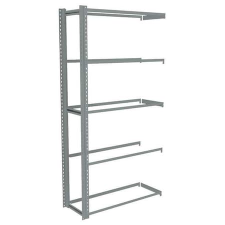 Tennsco ZAH7-4818A-5 Boltless Shelving, Add-On, 48x18,5 Shelf