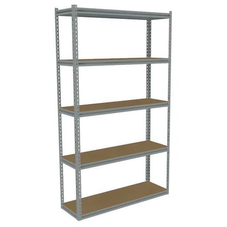 Tennsco ZB7-4212S-5D Boltless Shelving Unit, 12-5/8