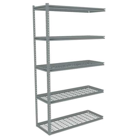 Tennsco ZB7-3612A-5W Boltless Shelving, Add-On, 36x12, Wire
