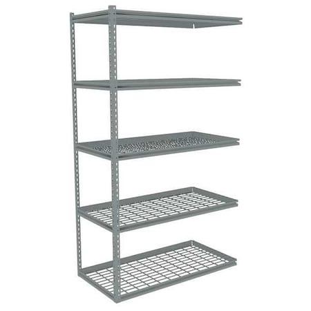 Tennsco ZB7-4824A-5W Boltless Shelving, Add-On, 48x24, Wire