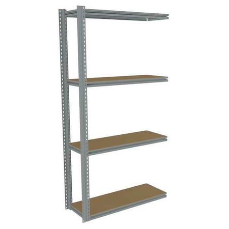 Tennsco ZKMA-421584-4D Record Storage Rack, Add-On, 42x15, w/Deck