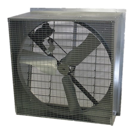 DAYTON 44YU14 Exhaust Fan, 48In, Slantwall, Belt Drive