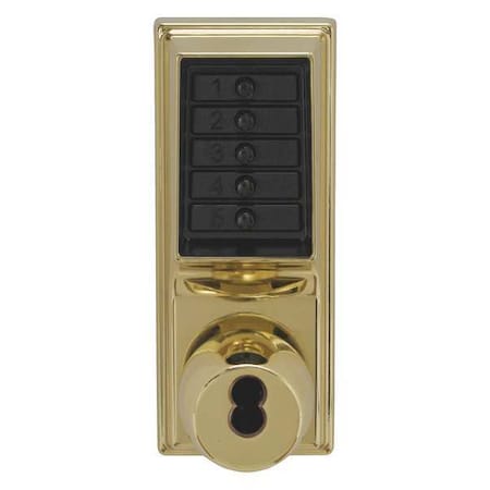 Dormakaba EE1011/EE1011-03-41 Push Button Lockset, 1000, Nonhanded, Knob