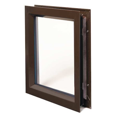 National Guard L-FRA100DKB-PYRANF-GT118-24x24 Lite Kit with Glass, 24 in x24 in, Drk Bronze