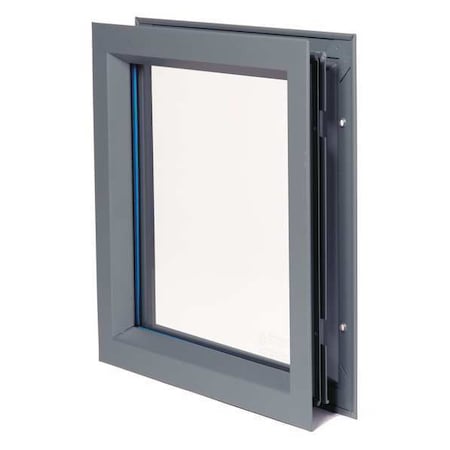 National Guard L-FRA100-PYRANF-GT118-24x24 Lite Kit with Glass, 24 in x24 in, Gry Primer