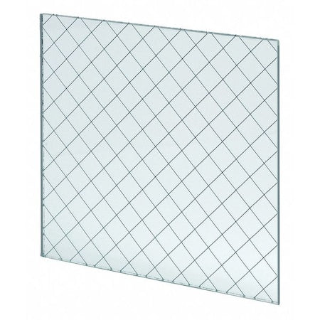National Guard L-WG-DIAMOND-5x26 Fire Rated Wired Glass, 5 in x26 in