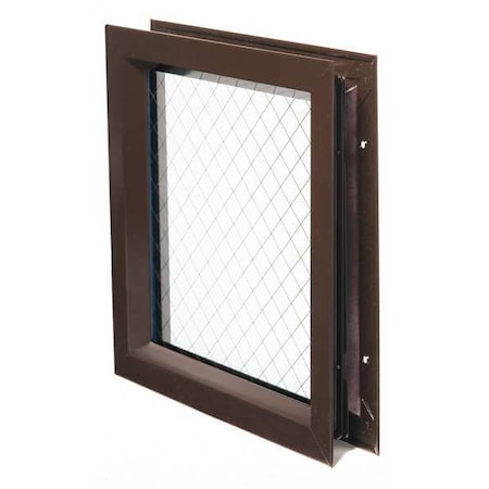 National Guard L-FRA100DKB-PRO3-GT118-12X12 Lite Kit with Glass, 12 in x12 in, Drk Bronze