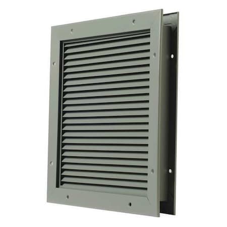 National Guard L-700-BF-20x20 No Vision Door/Partition Louver, Steel