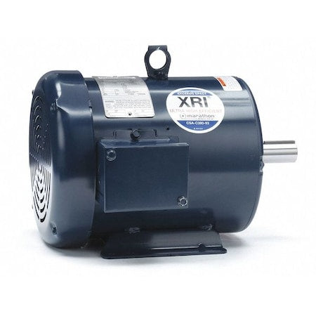 Marathon 182TTFBD6039 Three-Phase General Purpose Motor, 3 HP, 182T Frame, 200V AC Voltage, 1,770 Nameplate RPM