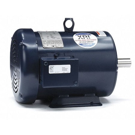 Marathon 184TTFBD6027 Three-Phase General Purpose Motor, 5 HP, 184T Frame, 230/460V AC Voltage, 1755 rpm Nameplate RPM