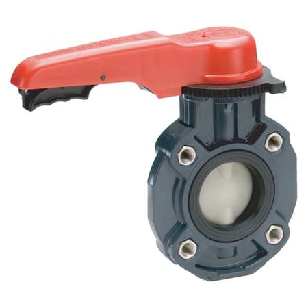 Asahi 3972030 Valve, Lug, PVC, 3
