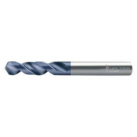 Walter A1154TFT-16 Screw Machine Drill Bit, 16.00 mm Size, 118 Degrees Point Angle, High Speed Steel, TiNAl Finish
