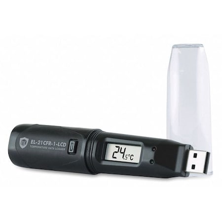 Lascar EL-21CFR-1-LCD Temperature Data Logger, 4.72
