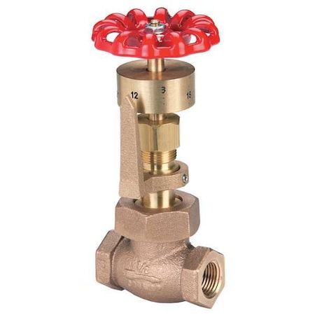 United Brass Works 293981 Gate Valve, 3/4 In., FNPT, Bronze