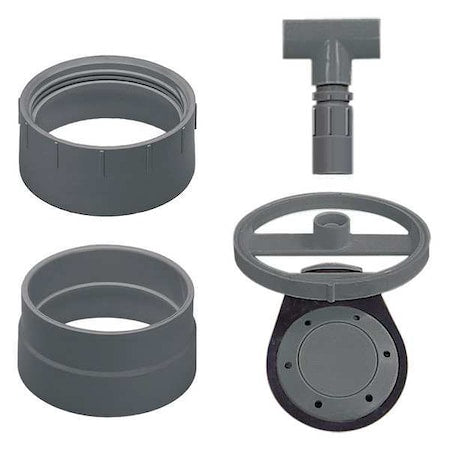 Spears S375P-AK Backwater Valve, 3 In., PVC, 120 Deg F