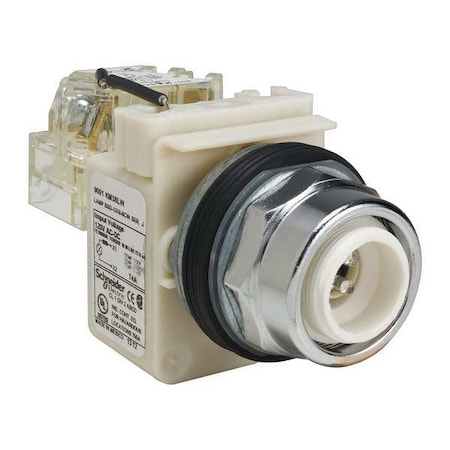 Schneider Electric 9001KT38LW Pilot Light, No Lens Included, 30 mm, LED