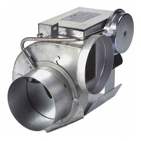 Field Controls PVG-300 Power Venter, 115, Galvanized Steel, 9 1/4 in W, 7 1/2 in H, 4 in Inlet and Outlet Dia.