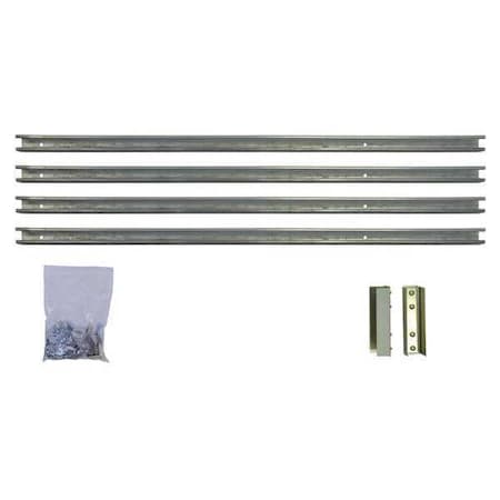 Fostoria FSS-95TMK Suspension Kit, Steel, 106 in.Hx1-1/2 in.D