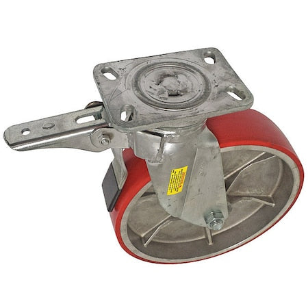 Payson Casters 400-12UL-PB Scaffold Plate Caster, Polyurethn, 2300 lb