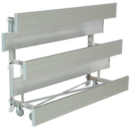 National Recreation Systems TR-0307.5STD Bleacher, 3 Rows, 15 Seats, 7-1/2 ft. L
