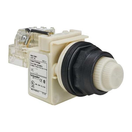 Schneider Electric 9001SKT1W31 Pilot Light, White, 30 mm, Incandescent
