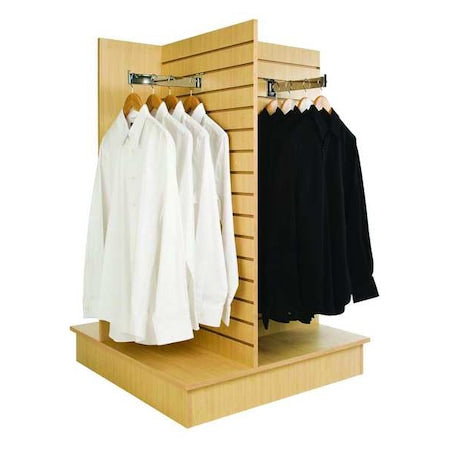 Econoco WDSWP36MP Slatwall Merchandiser, Matte, 36 in.L, Maple