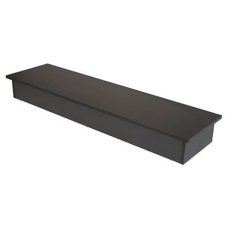 Econoco WD6016-BK Wood Base for Glass Cubbies, Black, 60 in. L