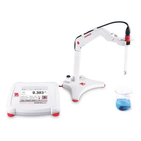 Ohaus ST5000-F pH Meter, 5 5/8 in W, 2 in H, Digital