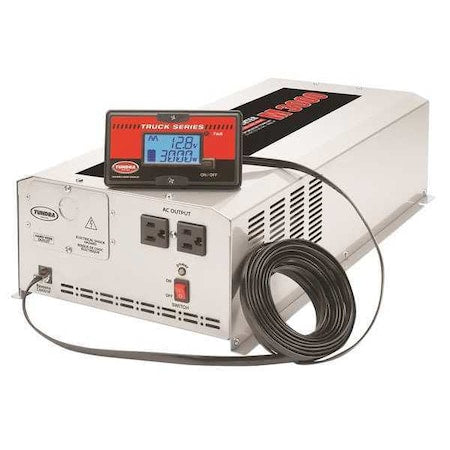 Tundra M3000 Power Inverter, Modified Sine Wave, 6,000 W Peak, 3,000 W Continuous, 2 Outlets
