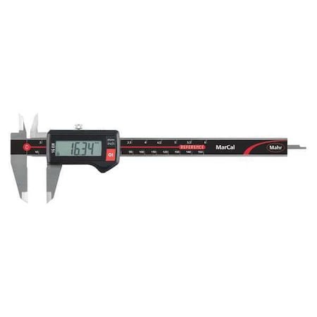Mahr 4103012 Digital Caliper, Up to 6 in.Range, w/Output