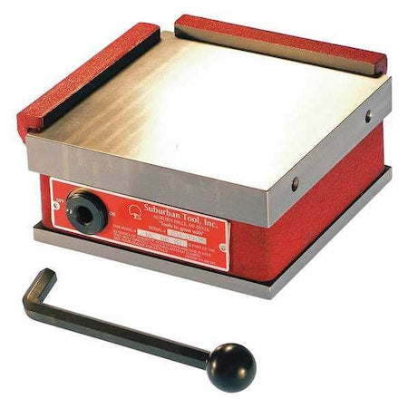 Suburban MC-44-FP-S0 Mag. Chuck, 2-5/8 in H, 1/8 in, 4 in, Fine, 4 in