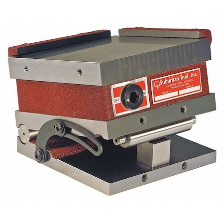 Suburban MSP-363-FP Mag. Sine Plate, 6 in L, 3 in W, 4-1/4 in H, Fine