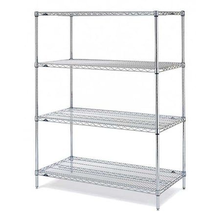 Metro 74P-4,2436NC-4 Wire Shelving Unit, 24