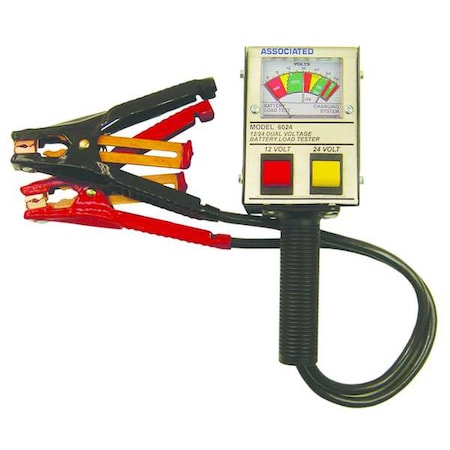 Associated Equipment 6024 Battery Tester, Analog, 12 to 24V, 125A