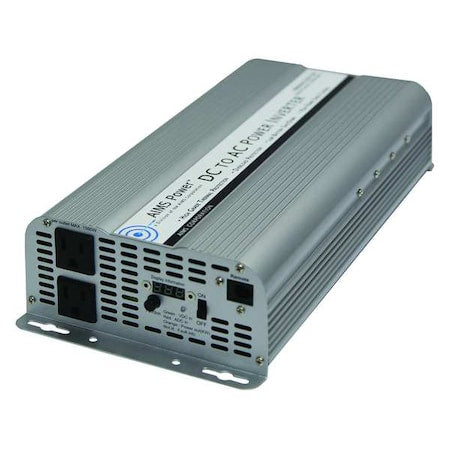 Aims Power PWRINV250012W Power Inverter, Modified Sine, 5,000 W Peak, 2,500 W Continuous, 2 Outlets