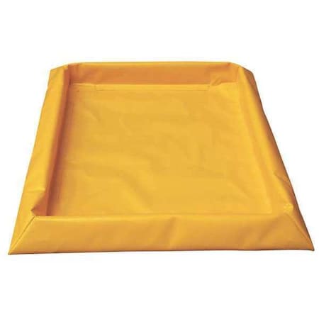 Eagle MFG T8103 Spill Tray, Yellow, Square, 30 gal