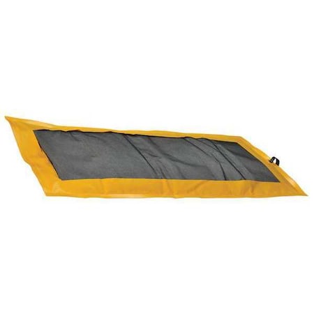 Eagle MFG T8343 Sorbent Pad, Fuels, 4 gal Vol Absorbed per Pkg, 38 in x 42 in, Black, Yellow, PVC Coated Fabric