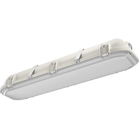 Lithonia Lighting DMW2 L24 3000LM AFL MD MVOLTGZ1040K80CRI Vapor Tight Fixture, 2 ft L, 3651 lm, 27W