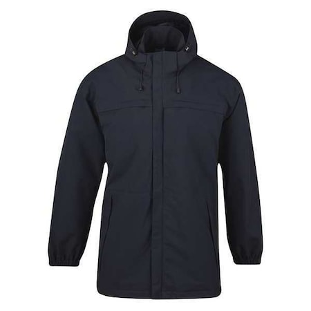Propper F5436754504XL2 Jacket, 100% Nylon/100% Polyester, zipper, Navy, R/4XL
