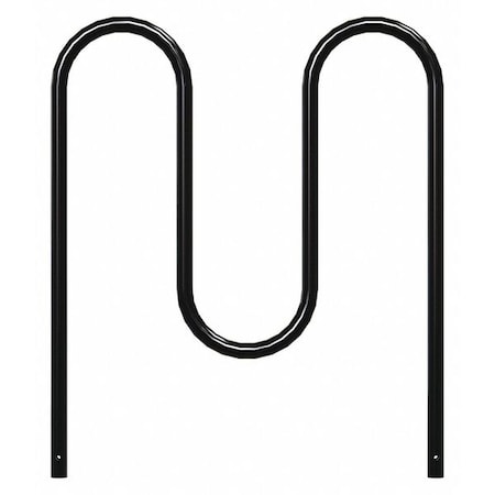 Madrax QS-WP36-5-IG-B Bike Rack, Black Color, 5 Cap., 39